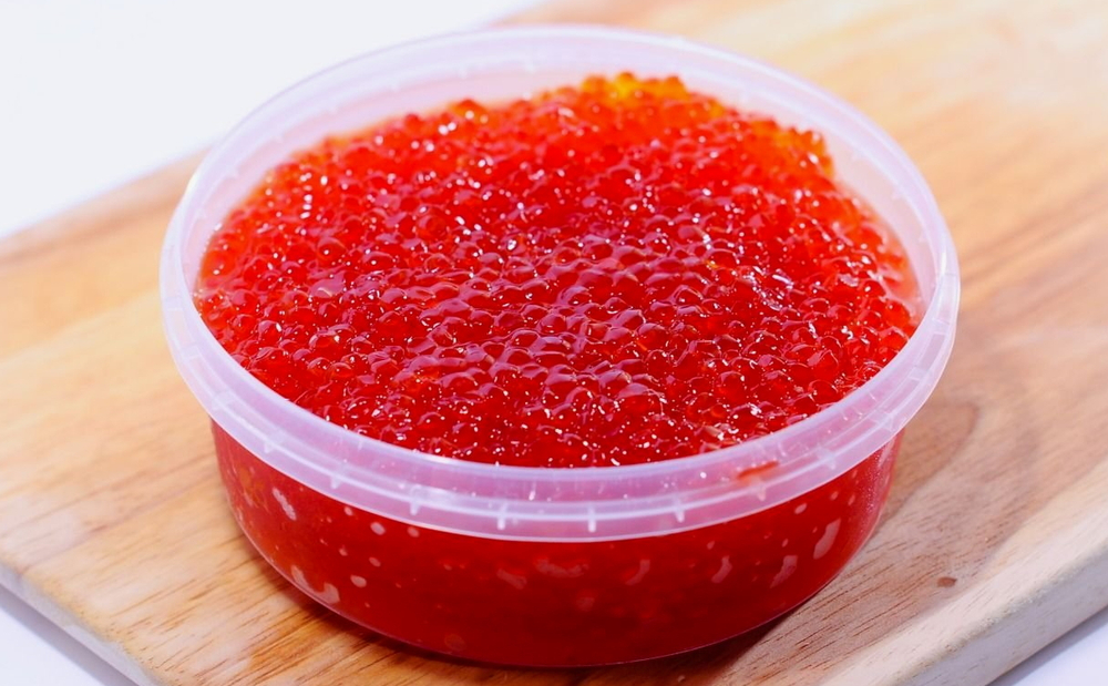 Икра форели слабой соли с фермы (250г)