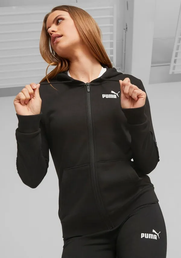 Толстовка женская PUMA PUMA POWER Tape Full-Zip Hoodie TR