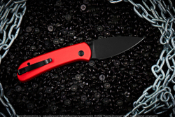 Нож Civivi Qubit C22030E-2 сталь 14C28N BlackWash рукоять Red Aluminum