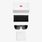 Спортивные очки 100% Bowen / Translucent Smoke / Smoke Lens / на узкое лицо
