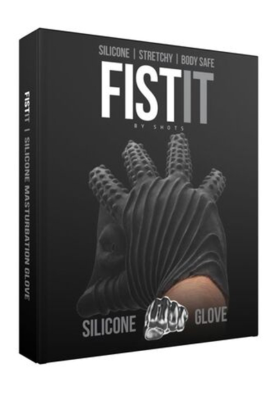 Черная стимулирующая перчатка-мастурбатор Masturbation Glove (Цвет: черный)