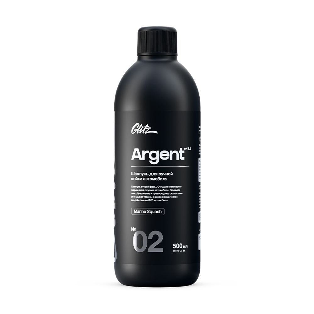 Glitz 02 Argent “Морская свежесть” , Шампунь для ручной мойки автомобиля 500мл