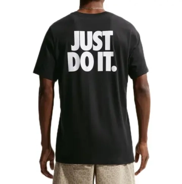 Мужская теннисная футболка Nike Sportswear Just Do It - black/white