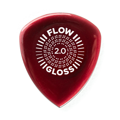 Dunlop 550P200 Flow Gloss 3Pack медиаторы, толщина 2 мм, 3 шт.