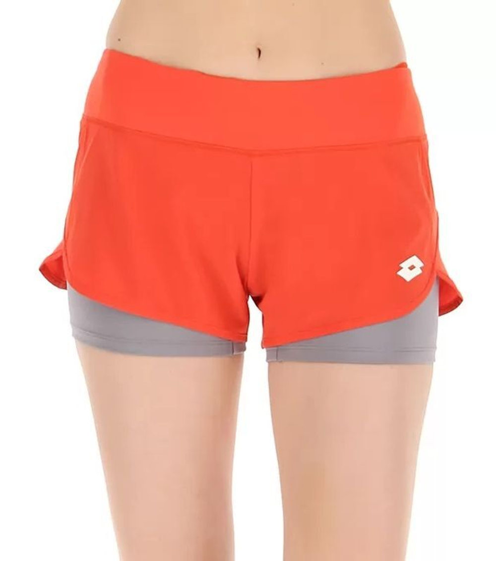 Женские Шорты теннисные Lotto Top W IV Short - красный