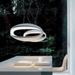 Pendant design lamp  O-Space by Foscarini (Orange)