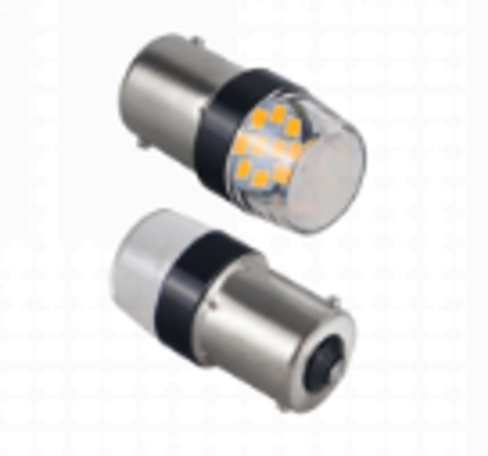 ZMB P21 (150°) LED 10SMD(3030) 3W 12V Оранжевый (1шт)