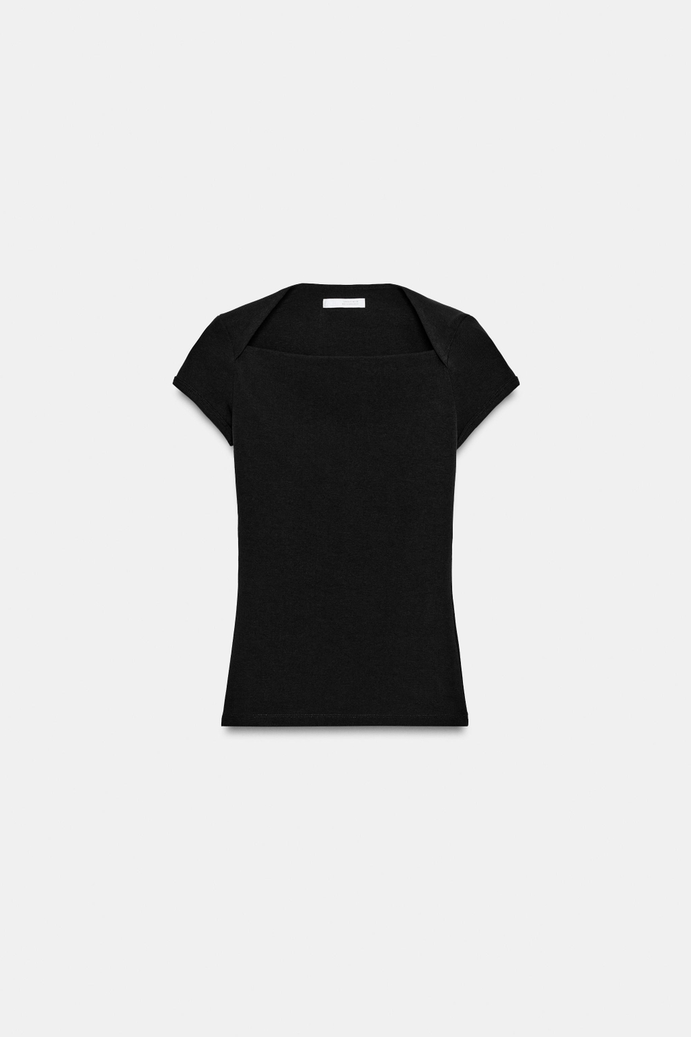 ФУТБОЛКА С КВАДРАТНЫМ ВЫРЕЗОМ — ZARA