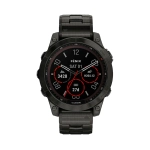 Умные часы Garmin Fenix 7, 47mm, Sapphire Solar Carbon Gray DLC Titanium with Titanium Band (010-02540-39)