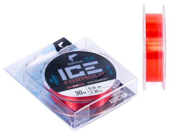Леска монофильная зимняя Salmo Elite ICE FORMULA Wine red 030/016