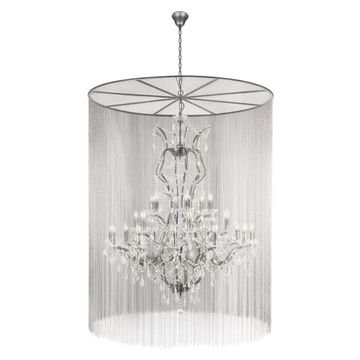 Подвесная люстра 24*Е14 10450/1200 графит Vaille Crystal LOFT IT
