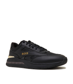 Кожаные кроссовки kurt runn mnmx BOSS BLACK - черный(50502901)