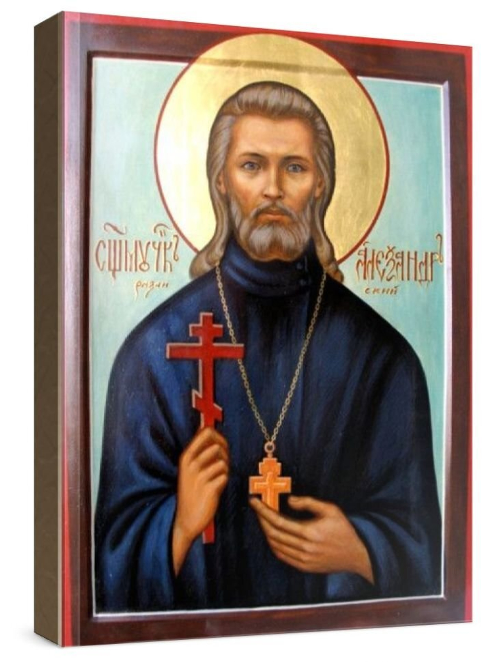Александр Цицеронов (рукописная икона)