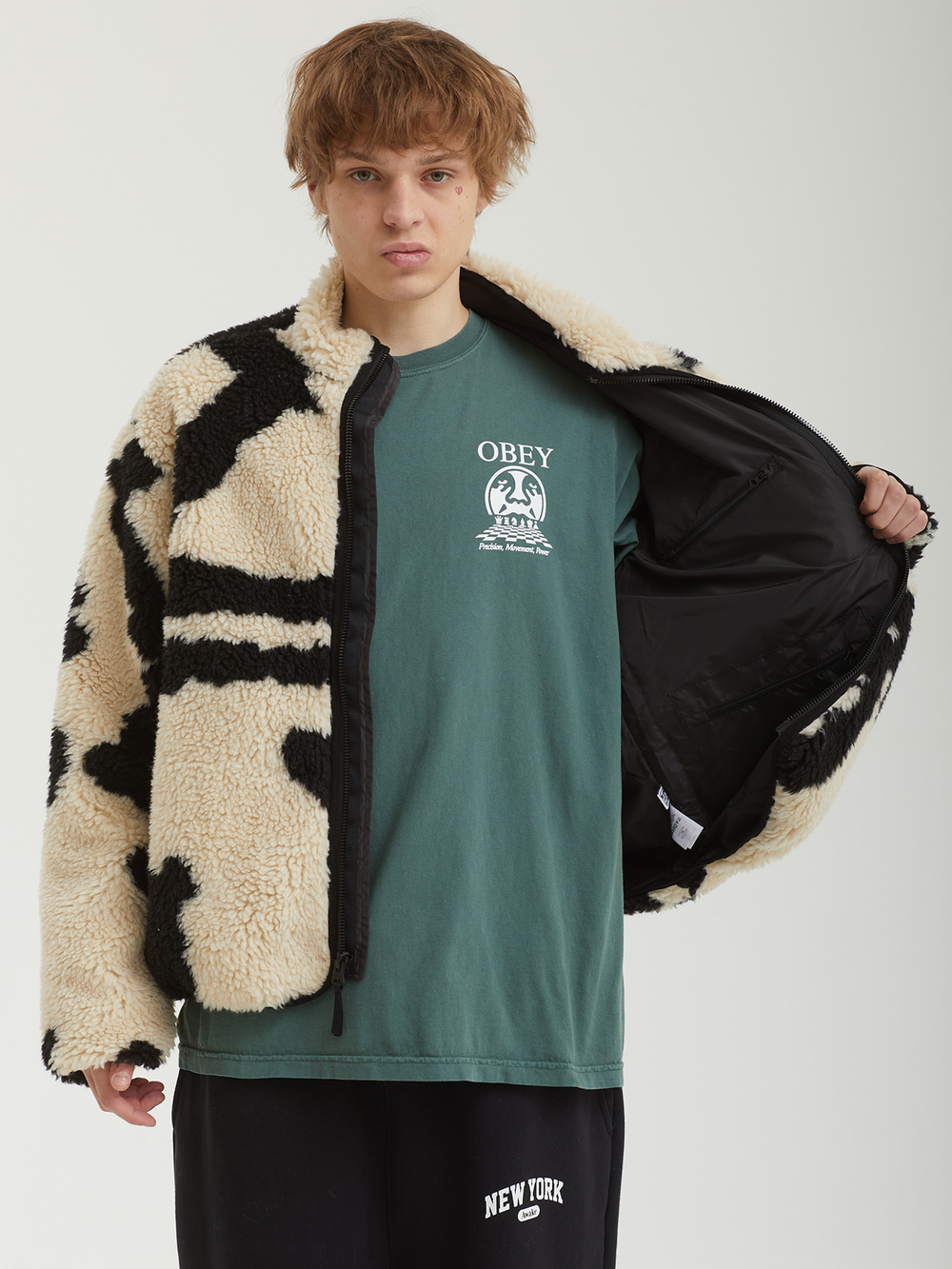 Мужская Куртка Obey Shaggy Sherpa