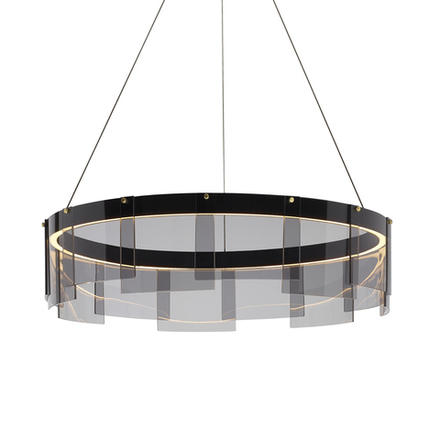 Люстра D8825P/S black/smoky