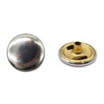 Часть кнопки Альфа (S-образная) ⌀15 мм (A-часть), 5/15 06 никель BRASS, 100 шт, BIG