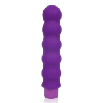 Фиолетовый силиконовый вибратор-елочка 15см Bior Toys Cosmo CSM-23093