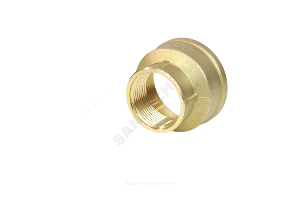 Муфта латунь переходная Ду 40х32 (1 1/2"х1 1/4") ВР/ВР LD LD.65.516.40х32