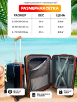 Ручная кладь Bon-Voyage PP Wave, Черный, S