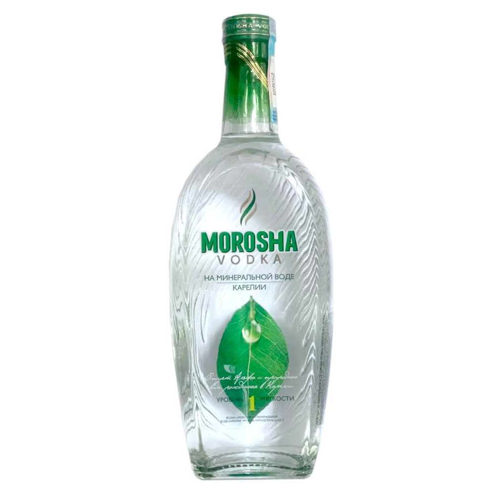 Водка Morosha № 1 на минеральной воде 0,5 л