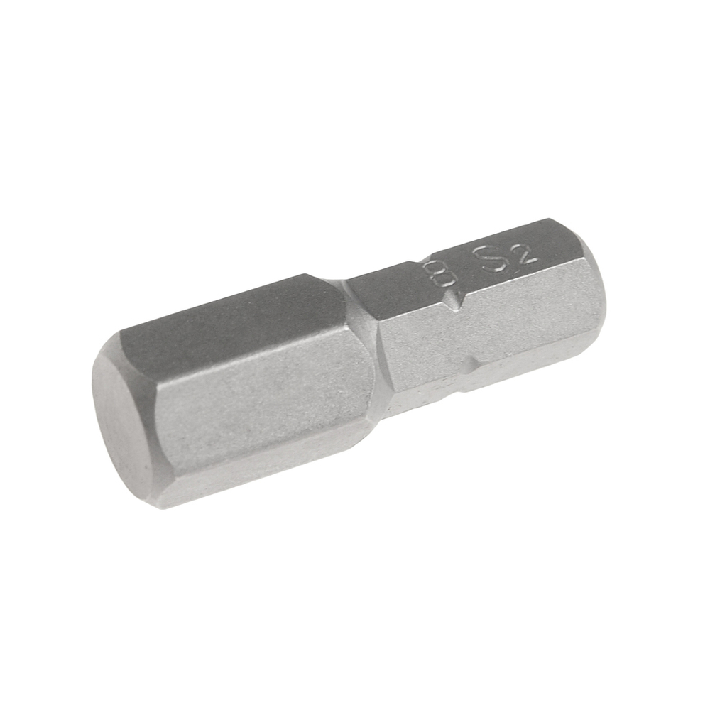 Бита HEX H8х25мм 1/4" DR 6-ти гранная S2 JTC