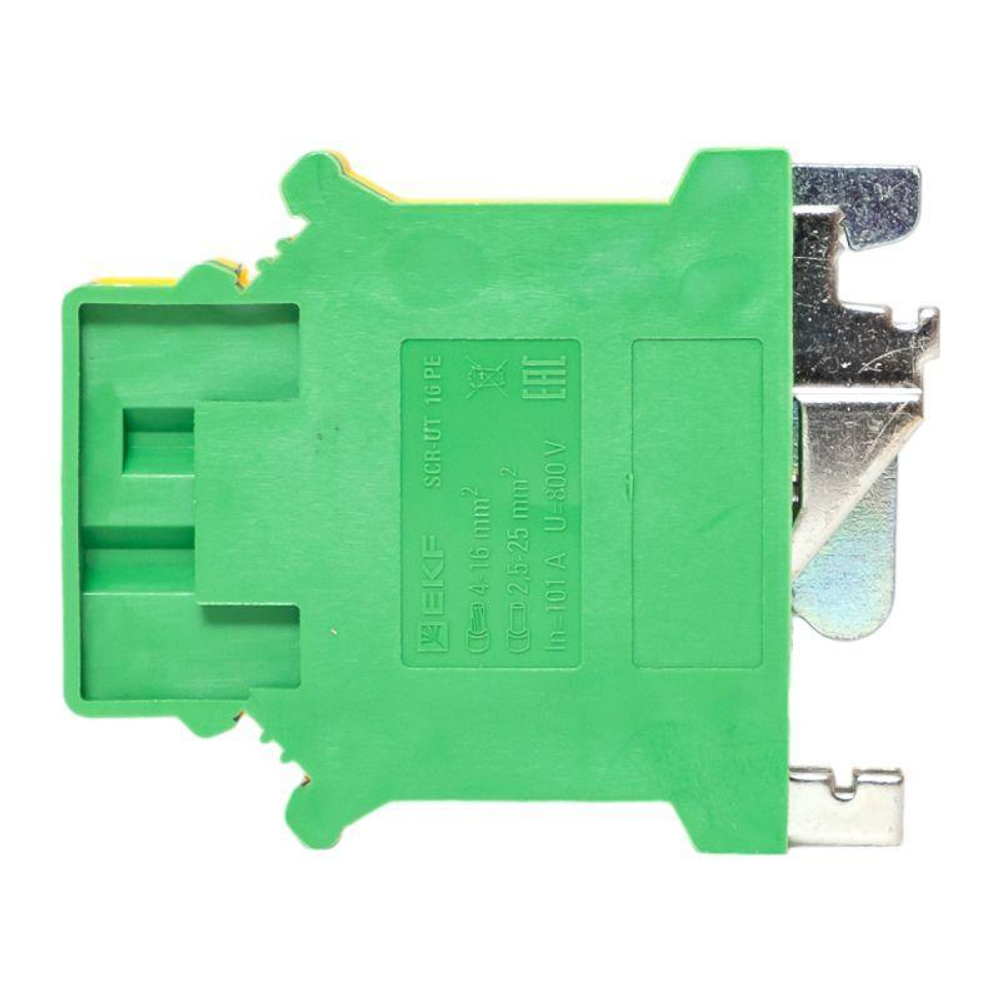 Колодка клеммная винтовая 16 UT земля EKF scr-ut-16-pe