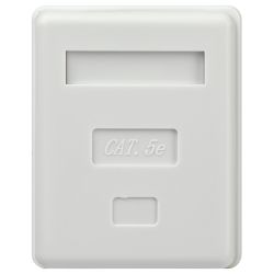 Розетка компьютерная RJ-45 ЭРА RJ01UN категория 5е неэкранированная 1-порт упаковка 40 штук | Электротовары