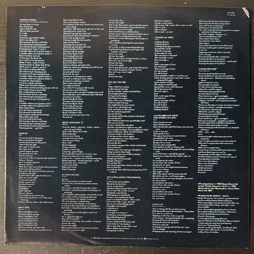 Виниловая пластинка Queen - Hot Space LP