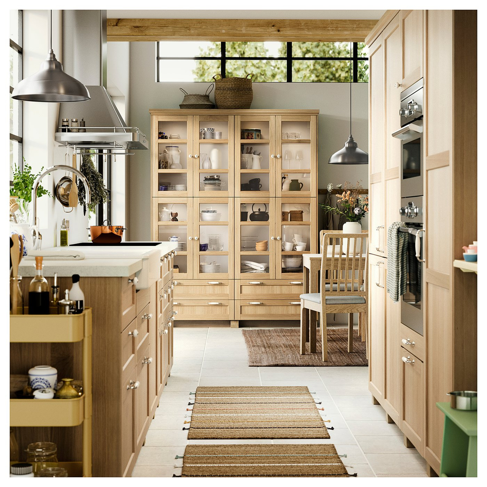 IKEA KLINGSTORP  (ИКЕА КЛИНГСТОРП)  -  Ручка-кнопка, 2 шт. - кремовый/хром 30 мм