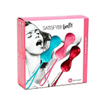Вагинальные шapики co cмещенным цeнтpom тяжecти сдвоенные Satisfyer Balls (Цвет: мультиколор)