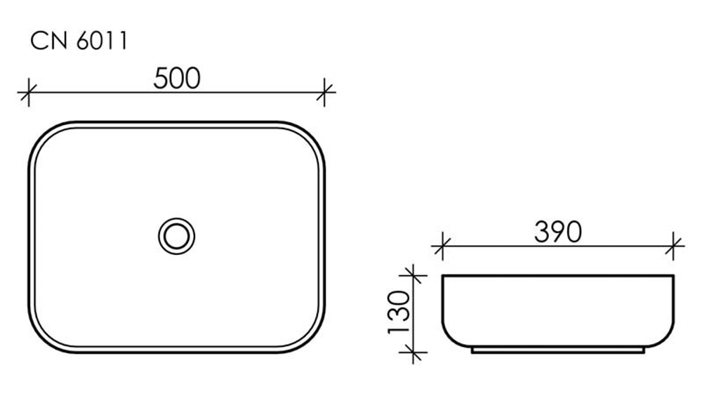 Раковина Ceramica Nova Element 50 см CN6011