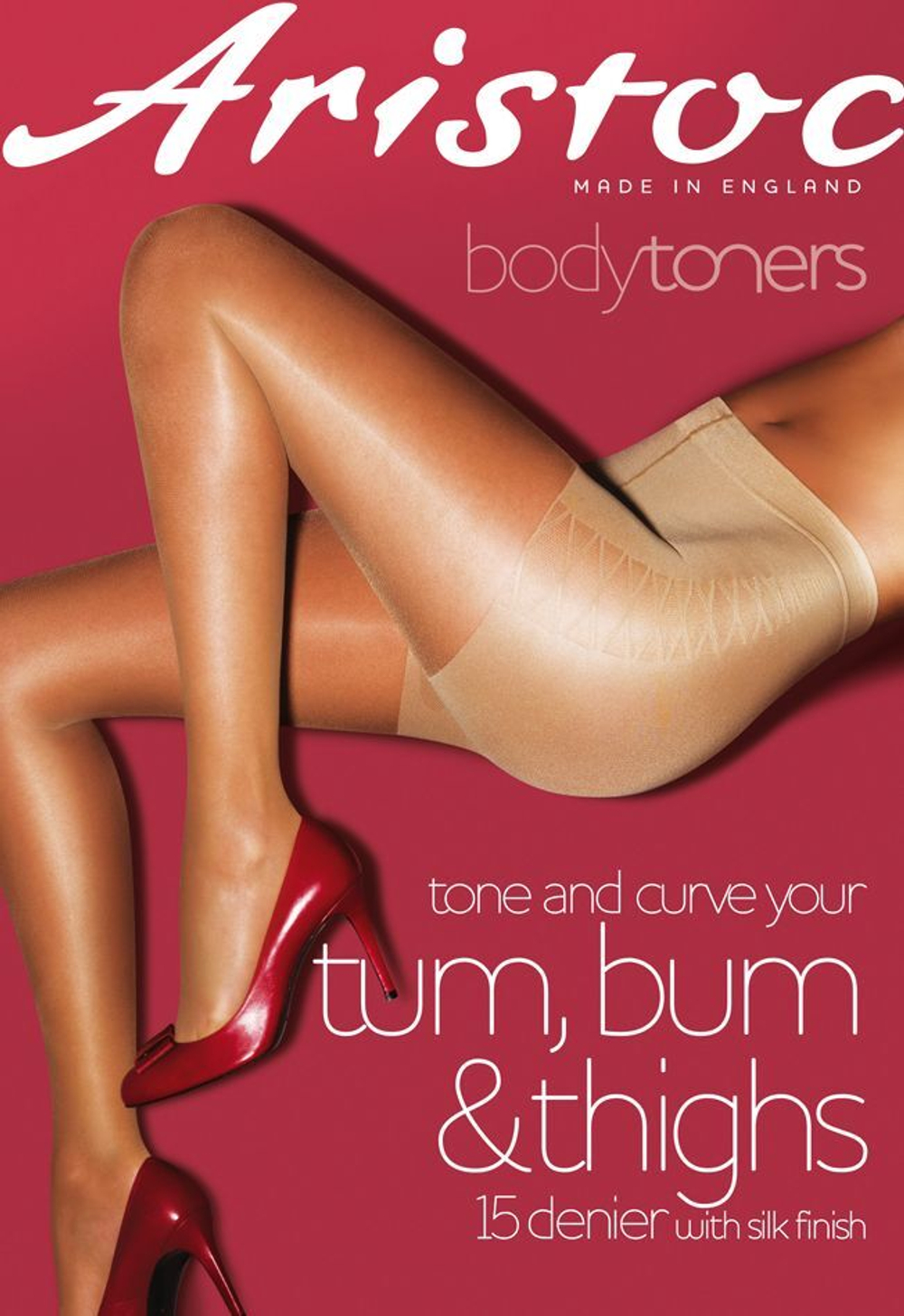 Колготки с утяжкой живота и бедер Bodytoners (Размер: M-L) (Цвет: черный)
