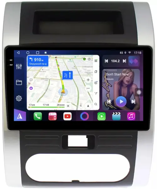 Магнитола для Nissan X-Trail T31 2007-2014 - FarCar S500-TS18 монитор 10.36" QLED на Android 14, CarPlay, 4G SIM-слот