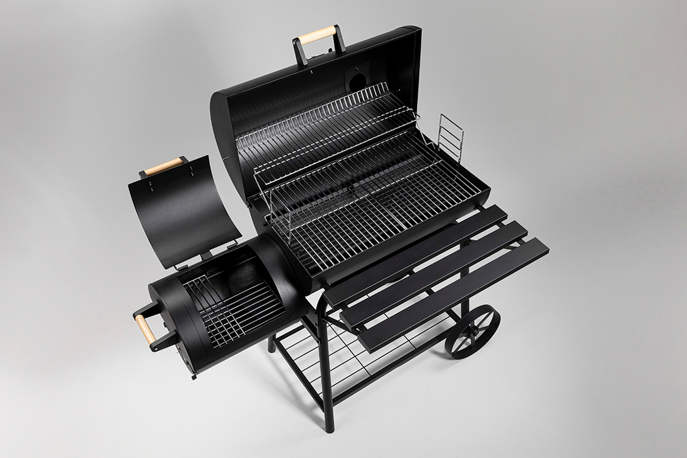 Гриль-бочка с коптильней и столиком Go Garden CHEF-Smoker 66 PRO [50169]