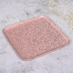Тарелка керамическая «Pink Stone» 26,5*26,5*2,3см