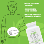 NaturesPlus, Gi Natural, Reflux Ease, ваниль, 60 жевательных таблеток
