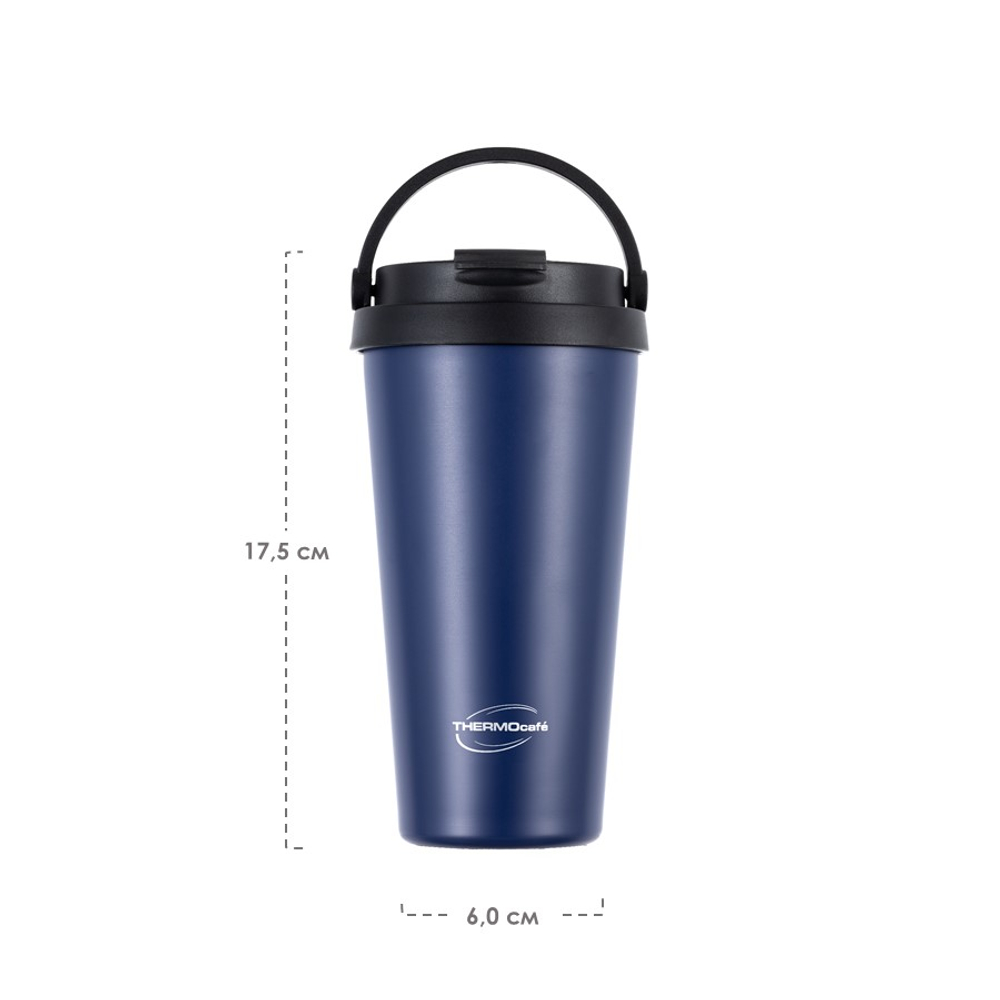 Термостакан из нерж. стали THERMOcafe 
TCCM-500KA (0,5 литра), синий