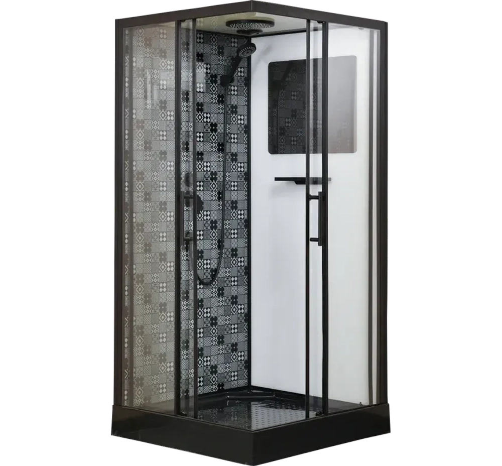 Душевая кабина Esbano (Эсбано) ESB-90CKR, с низким поддоном, 90х90х210