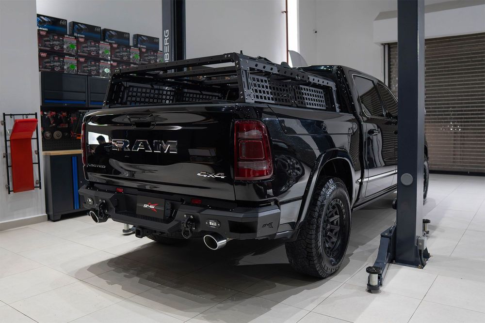 Бампер силовой задний BMS PRO-Line для Додж Рам 1500 2019-2024