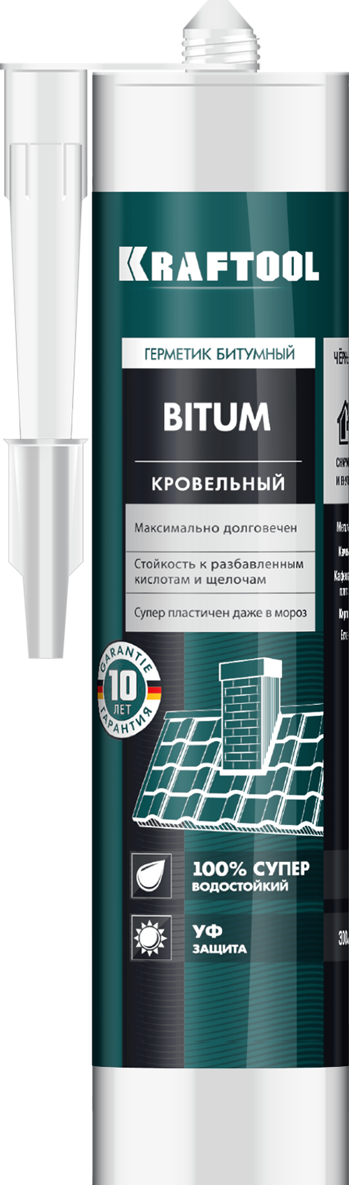 41261 Герметик битумный, черный, 300 мл