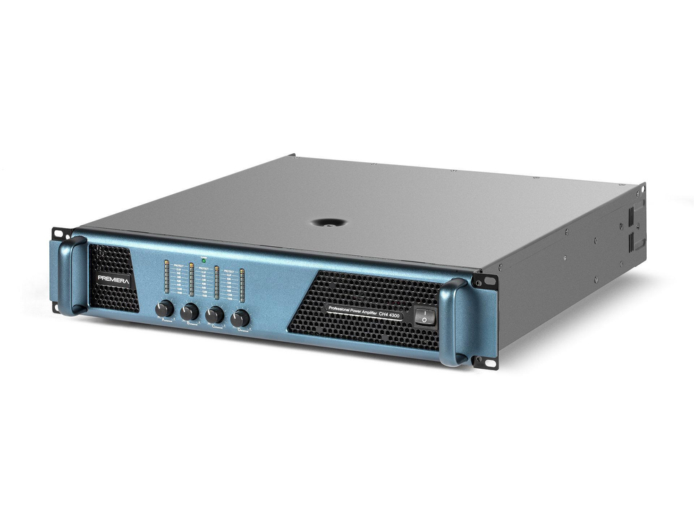 Premiera CH4 4300 — четырехканальный конфигурируемый усилитель мощности класса H