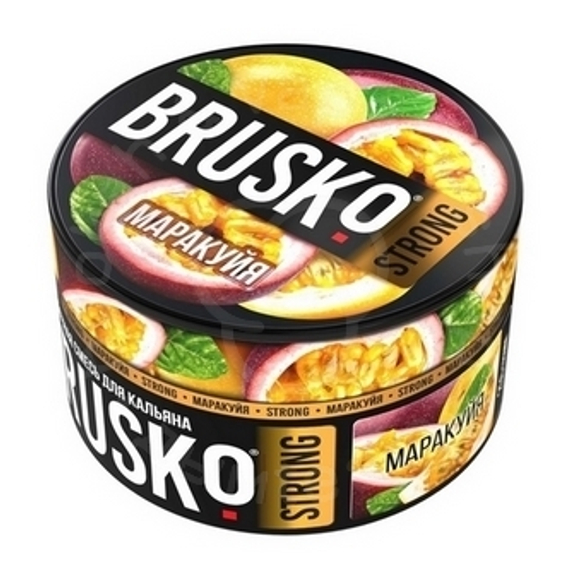 Бестабачная смесь для кальяна BRUSKO, 250 г, Маракуйя, Strong (М)