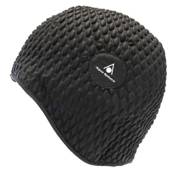 Шапочка для бассейна Aqua Sphere Bubble cap черная