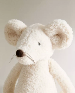 ZARA HOME ДЕТСКАЯ МЯГКАЯ ИГРУШКА "МУЗЫКАЛЬНАЯ МЫШКА", ЭКРЮ