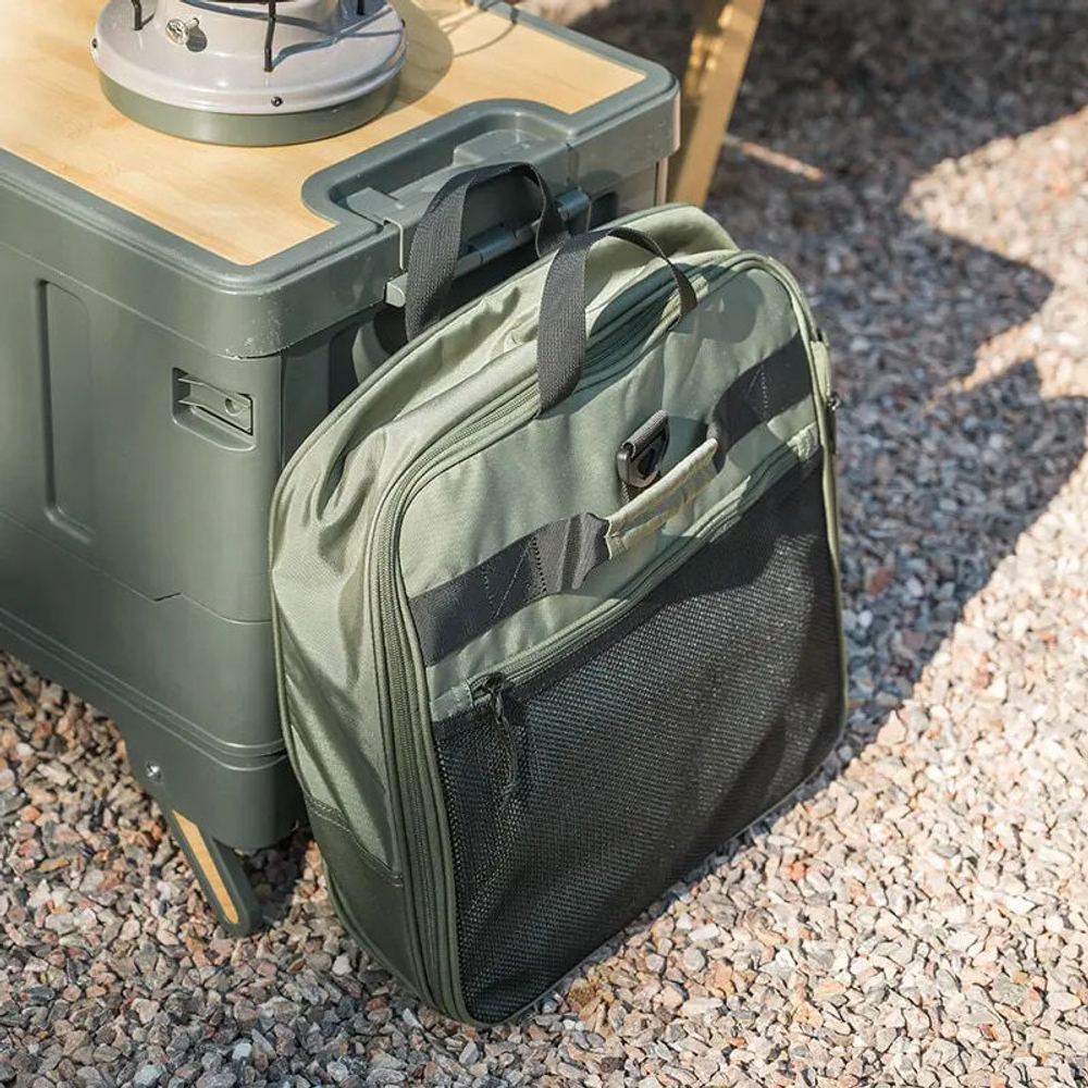 Сумка-тележка Naturehike NH21LX003 XS03 складная туристическая, артикул NH21LX003-B, цвет Черный