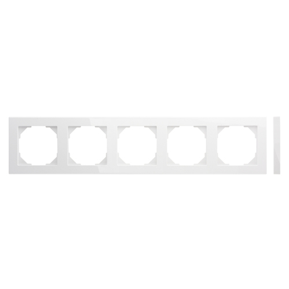 Рамки 5 постовые Slim LAVERO CLASSIC 1010100145 белые