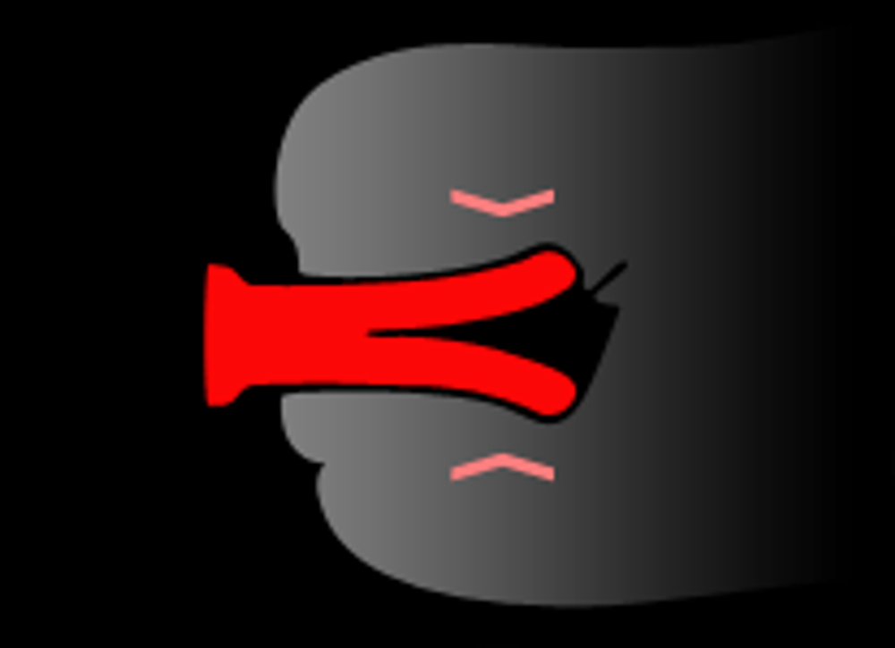 SplitDildo, Розовый