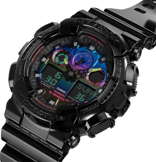 Наручные часы Casio G-Shock GA-100RGB-1ADR