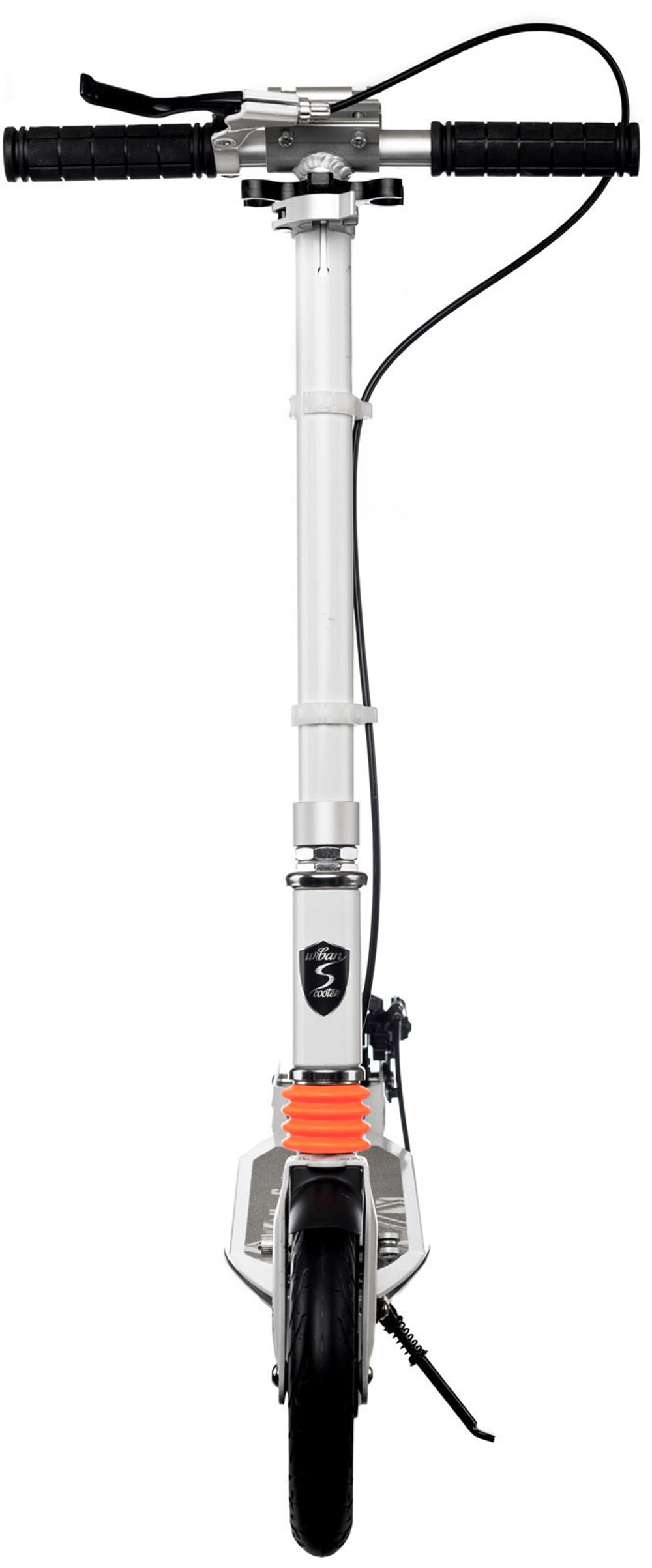 Самокат Urban Scooter Original tm Disc White, (2024), с дисковым тормозом, складной, городской, двухколесный