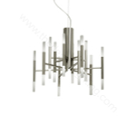 Pendant design lamp  THE LIGHT by Alma 24 lampshades (Nickel)